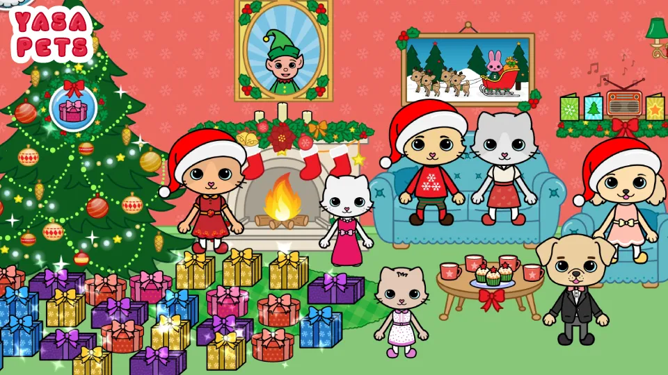 Yasa Pets Christmas (Яса Петс Кристмас) [МОД: Деньги, Монеты и Меню MOD] Screenshot 3