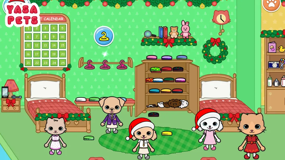 Yasa Pets Christmas (Яса Петс Кристмас) [МОД: Деньги, Монеты и Меню MOD] Screenshot 5