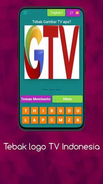 Logo TV Indonesia  Asah Otakmu (Тебак Гамбар Лого ТВ) [МОД: Бесконечные деньги, Монеты и Мега MOD] Screenshot 4