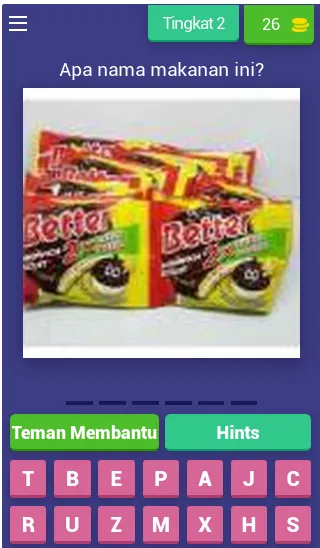Tebak Makanan Ringan Indonesia (Гаме маканан Ринган) [МОД: Бесконечные деньги, Монеты и Мега MOD] Screenshot 3
