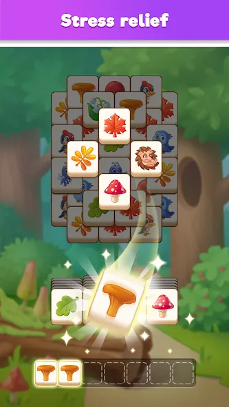 Tile Match Puzzle: Triple Game (Тайл Матч Пазл) [МОД: Деньги, Монеты и Меню MOD] Screenshot 2