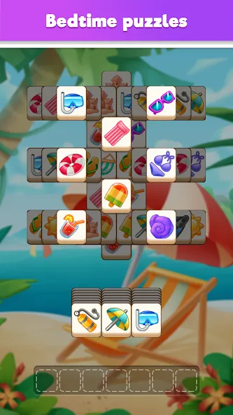 Tile Match Puzzle: Triple Game (Тайл Матч Пазл) [МОД: Деньги, Монеты и Меню MOD] Screenshot 4