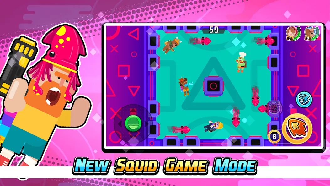 Gravity Brawl: Hero Shooter [МОД: Бесконечные деньги, Монеты и Мега MOD] Screenshot 4