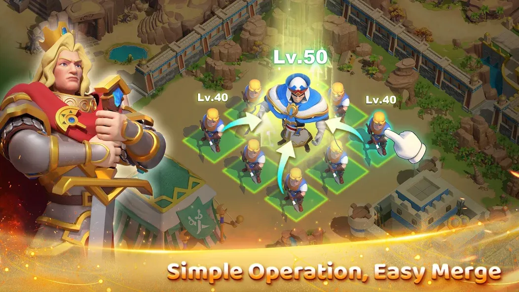 Merge Kingdoms (Мерж Кингдомс) [МОД: Деньги, Монеты и Меню MOD] Screenshot 1
