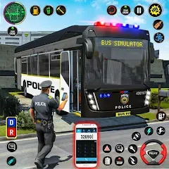 Скачать City Bus Simulator Bus Game 3D (Полицейский автобус симулятор) [МОД: Все открыто, Дополнительные деньги и Меню MOD] | Взлом City Bus Simulator Bus Game 3D на Андроид