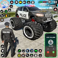 Скачать Police Monster Truck Car Games [МОД: Много денег, Монет и Все открыто] | Взлом Police Monster Truck Car Games на Андроид