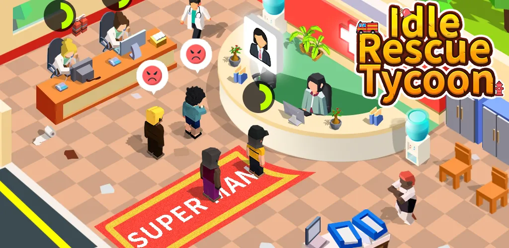 Idle Rescue Tycoon (Айдл Рескью Тайкун) [MOD: Все открыто] - Скриншот 5