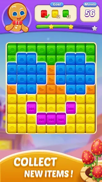Candy Blast Fever:Cubes Crush (Кенди Бласт Фивер) [МОД: Бесконечные деньги, Монеты и Мега MOD] Screenshot 1