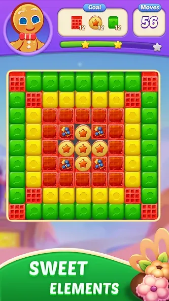Candy Blast Fever:Cubes Crush (Кенди Бласт Фивер) [МОД: Бесконечные деньги, Монеты и Мега MOD] Screenshot 2