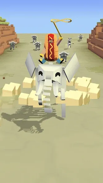 Rodeo Stampede: Sky Zoo Safari [МОД: Много монет, Открытые уровни и Мега MOD] Screenshot 2