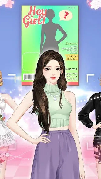Fashion City：Style&Dress Up [МОД: Все открыто, Дополнительные деньги и Меню MOD] Screenshot 1
