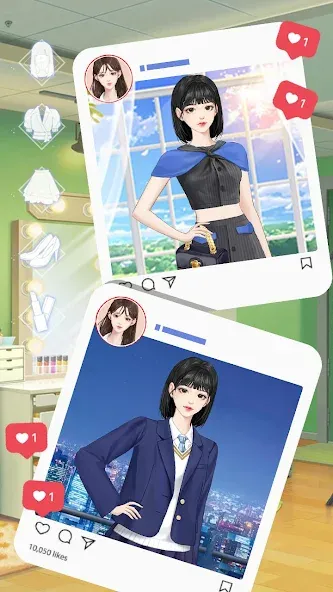 Fashion City：Style&Dress Up [МОД: Все открыто, Дополнительные деньги и Меню MOD] Screenshot 3