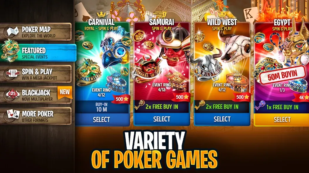 Governor of Poker 3 - Texas [МОД: Много денег, Монет и Все открыто] Screenshot 2