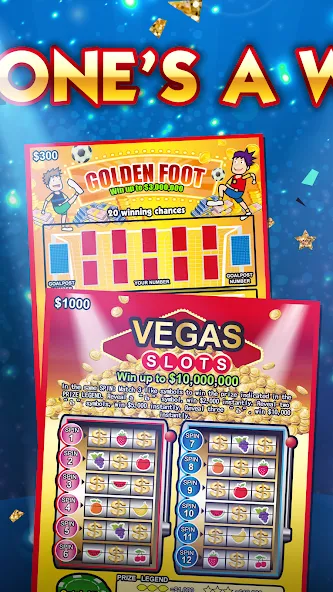 Lottery Scratch Off - Mahjong [МОД: Деньги, Монеты и Меню MOD] Screenshot 2