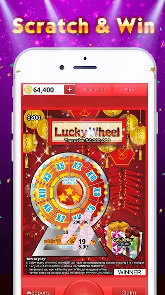 Lottery Scratch Off - Mahjong [МОД: Деньги, Монеты и Меню MOD] Screenshot 5