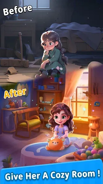 Merge Designer - Decor & Story (Мердж Дизайнер) [МОД: Много монет, Открытые уровни и Мега MOD] Screenshot 3