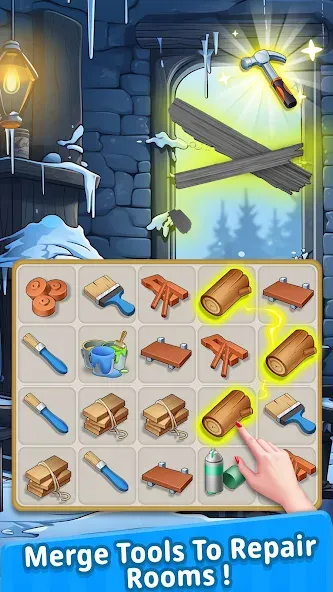 Merge Designer - Decor & Story (Мердж Дизайнер) [МОД: Много монет, Открытые уровни и Мега MOD] Screenshot 4