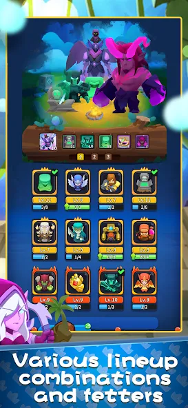 Merge Heroes: Tower Defense (Мердж Хероес) [МОД: Много монет, Открытые уровни и Мега MOD] Screenshot 5
