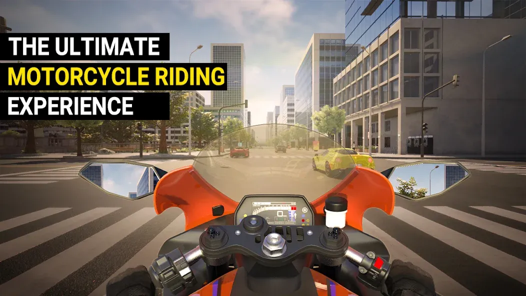 Speed Moto Dash:Real Simulator (Спид Мото Дэш) [МОД: Деньги, Монеты и Меню MOD] Screenshot 1