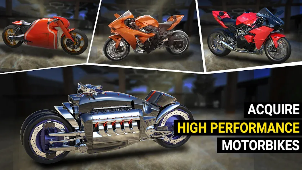 Speed Moto Dash:Real Simulator (Спид Мото Дэш) [МОД: Деньги, Монеты и Меню MOD] Screenshot 3
