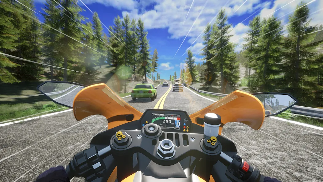 Speed Moto Dash:Real Simulator (Спид Мото Дэш) [МОД: Деньги, Монеты и Меню MOD] Screenshot 5