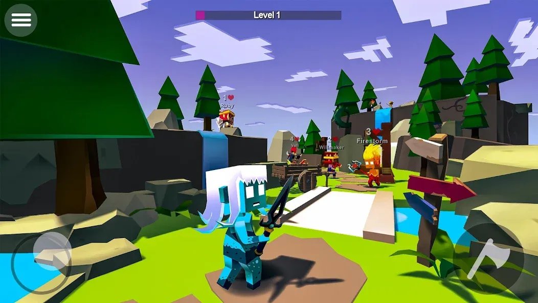 AXES.io [МОД: Бесконечные деньги, Монеты и Мега MOD] Screenshot 3