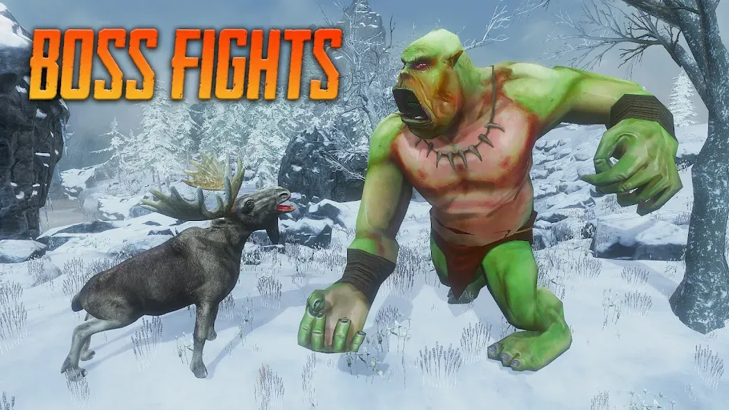 The Moose - Animal Simulator (Зе Мус) [МОД: Меню, Бесконечные монеты и Открытые уровни] Screenshot 3