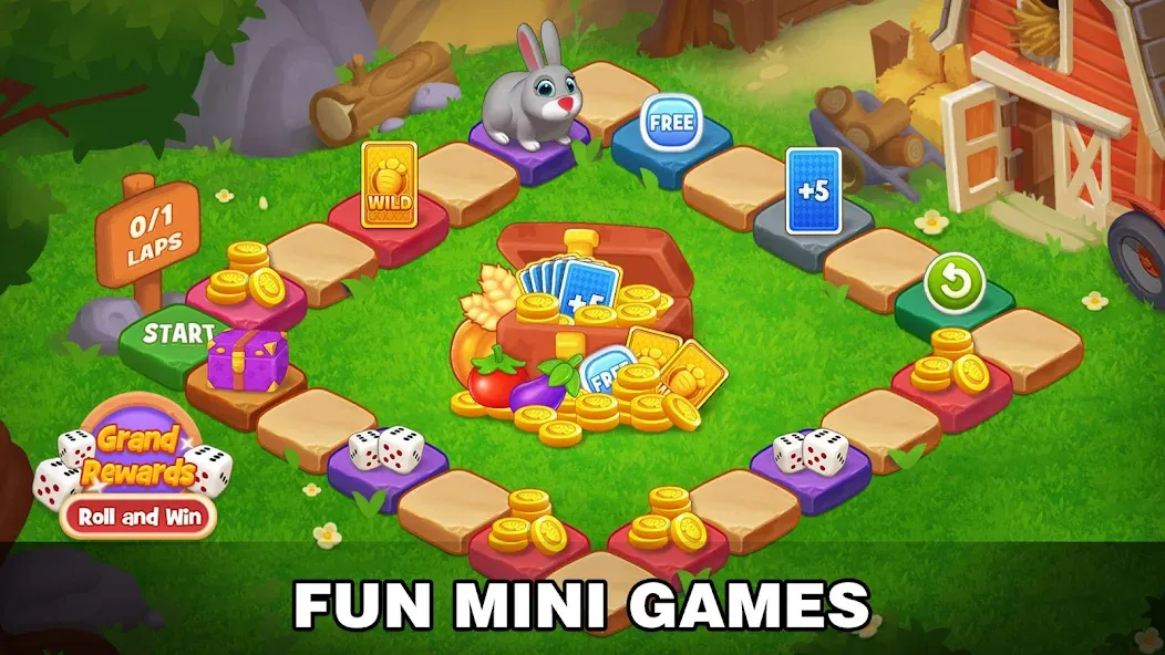 Solitaire Farm: Card Games (Соляр Фарм) [МОД: Все открыто, Дополнительные деньги и Меню MOD] Screenshot 3