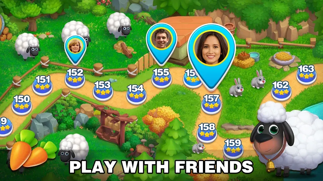Solitaire Farm: Card Games (Соляр Фарм) [МОД: Все открыто, Дополнительные деньги и Меню MOD] Screenshot 4