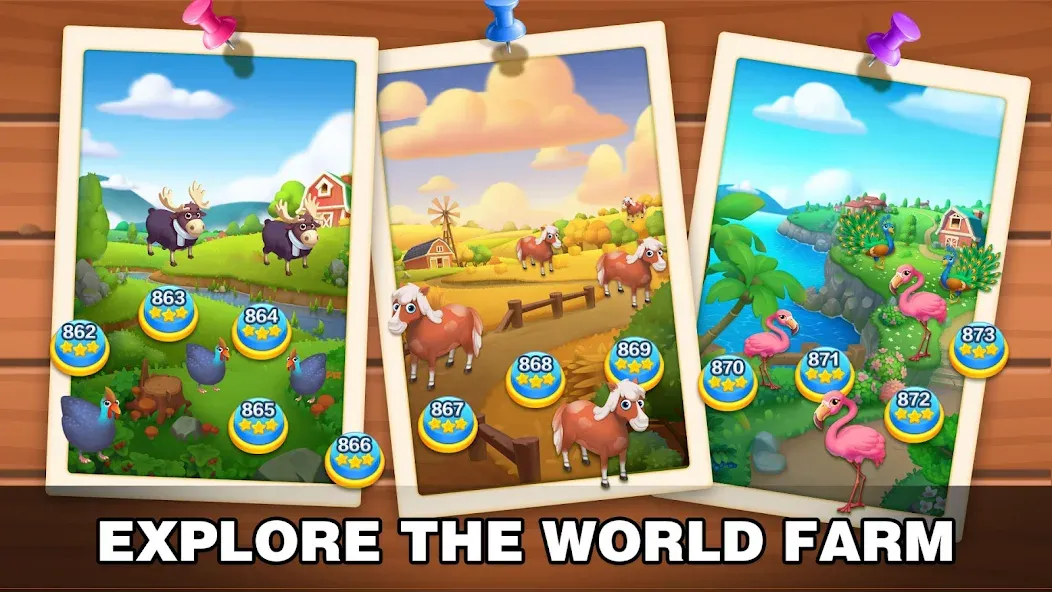 Solitaire Farm: Card Games (Соляр Фарм) [МОД: Все открыто, Дополнительные деньги и Меню MOD] Screenshot 5
