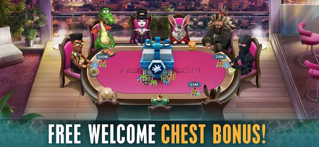 HD Poker: Texas Holdem Casino (ХД Покер) [МОД: Деньги, Монеты и Меню MOD] Screenshot 3