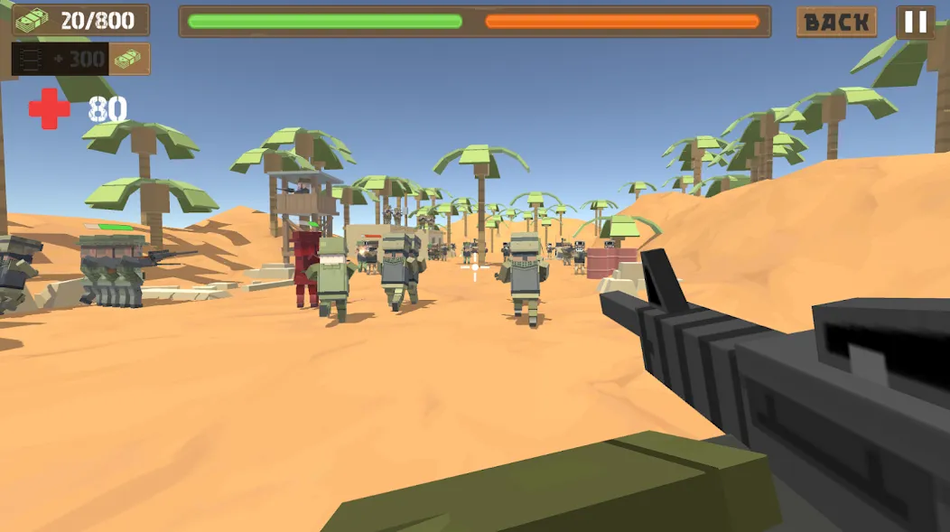 Border Wars: Army Simulator [МОД: Много монет, Открытые уровни и Мега MOD] Screenshot 3