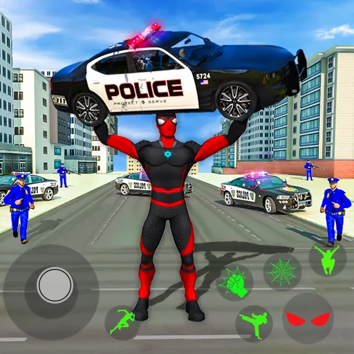Spider Miami Rope Hero Ninja [MOD: Меню/Много денег] - Скриншот 1