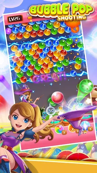 Bubble Pop - Classic Bubble Sh (Бабл Поп) [МОД: Бесконечные деньги, Монеты и Мега MOD] Screenshot 1