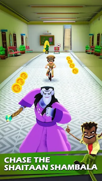 Little Singham Cycle Race (Литл Сингам Велосипедная Гонка) [МОД: Деньги, Монеты и Меню MOD] Screenshot 2
