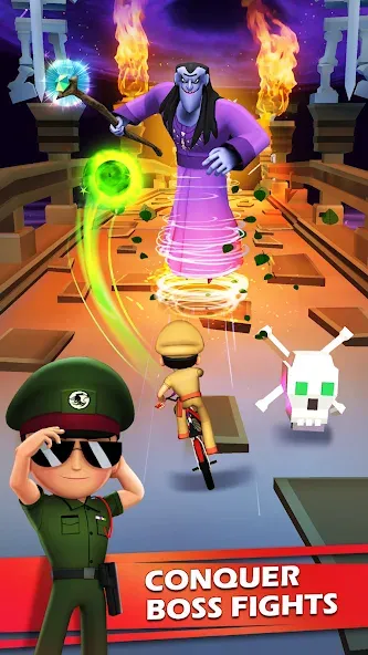 Little Singham Cycle Race (Литл Сингам Велосипедная Гонка) [МОД: Деньги, Монеты и Меню MOD] Screenshot 5