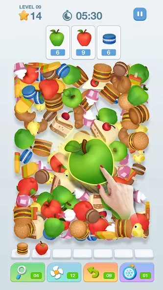 Joy Match 3D (Джой Матч 3D) [МОД: Меню, Бесконечные монеты и Открытые уровни] Screenshot 2