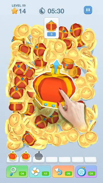 Joy Match 3D (Джой Матч 3D) [МОД: Меню, Бесконечные монеты и Открытые уровни] Screenshot 4