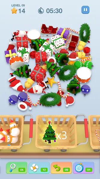 Joy Match 3D (Джой Матч 3D) [МОД: Меню, Бесконечные монеты и Открытые уровни] Screenshot 5