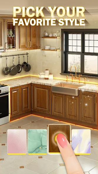 Decor Match (Декор Матч) [МОД: Все открыто, Дополнительные деньги и Меню MOD] Screenshot 5
