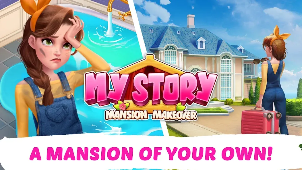 My Story - Mansion Makeover [МОД: Много денег, Монет и Все открыто] Screenshot 1