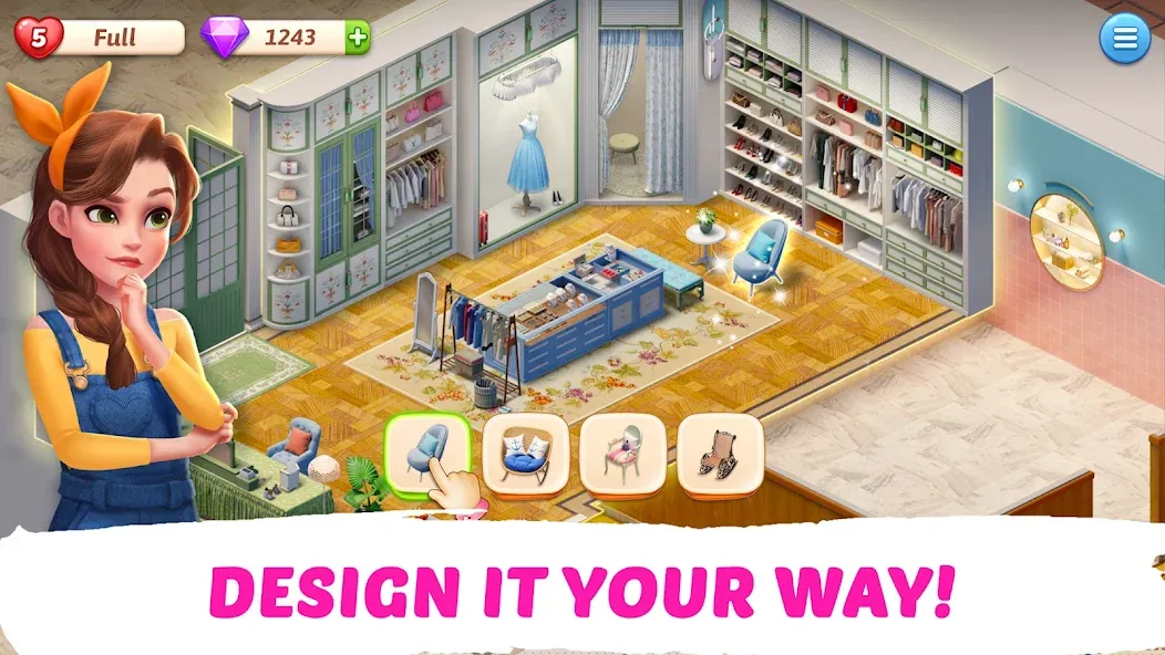 My Story - Mansion Makeover [МОД: Много денег, Монет и Все открыто] Screenshot 3