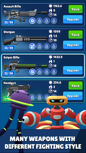 Ascent Hero: Roguelike Shooter (Ассент Хиро) [МОД: Деньги, Монеты и Меню MOD] Screenshot 2