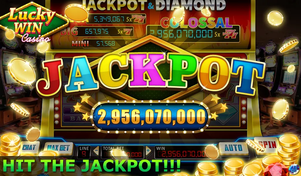 Lucky Win Casino™ SLOTS GAME (Лаки Вин казино СЛОТЫ ИГРА) [МОД: Много монет, Открытые уровни и Мега MOD] Screenshot 3
