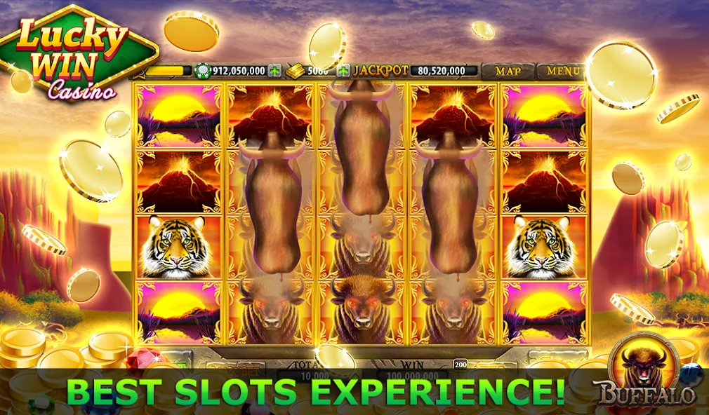Lucky Win Casino™ SLOTS GAME (Лаки Вин казино СЛОТЫ ИГРА) [МОД: Много монет, Открытые уровни и Мега MOD] Screenshot 4