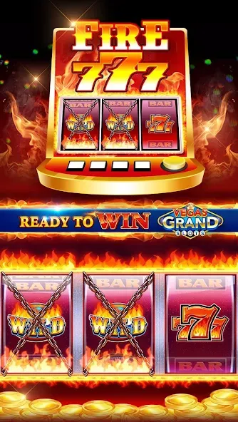 Vegas Grand Slots:Casino Games (Вегас Гранд Слоты) [МОД: Бесконечные деньги, Монеты и Мега MOD] Screenshot 3