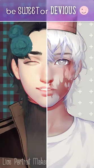 Live Portrait Maker: Guys (Лайв Портрет Мейкер) [МОД: Много монет, Открытые уровни и Мега MOD] Screenshot 5