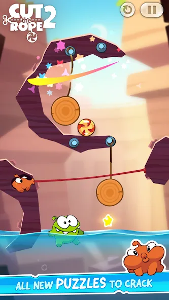 Cut the Rope 2 (Кат зе Роуп 2) [МОД: Много монет, Открытые уровни и Мега MOD] Screenshot 3