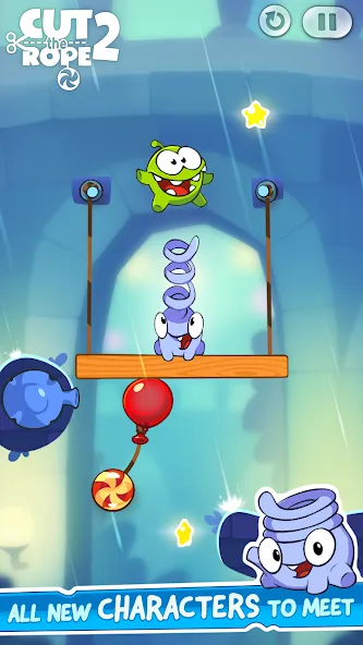 Cut the Rope 2 (Кат зе Роуп 2) [МОД: Много монет, Открытые уровни и Мега MOD] Screenshot 4