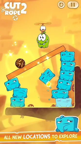 Cut the Rope 2 (Кат зе Роуп 2) [МОД: Много монет, Открытые уровни и Мега MOD] Screenshot 5